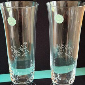 Tiffany and Co. Tortoise and Hare Champagne Flute